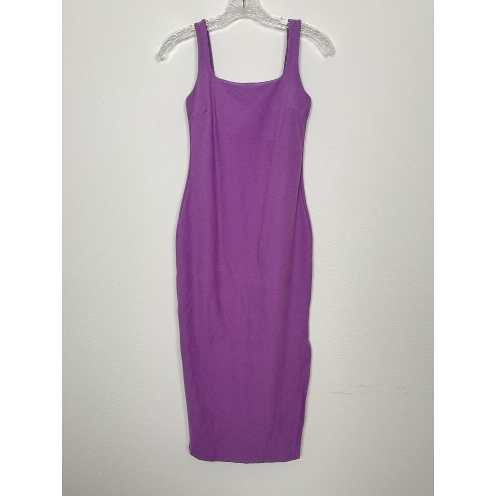 Beyond Yoga Icon Midi Dress Women’s XS Purple Spacedye Stretch - Picture 2 of 11